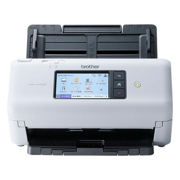 Brother ADS-4700W ドキュメントスキャナー (有線・無線LAN対応/40ppm/タッ...