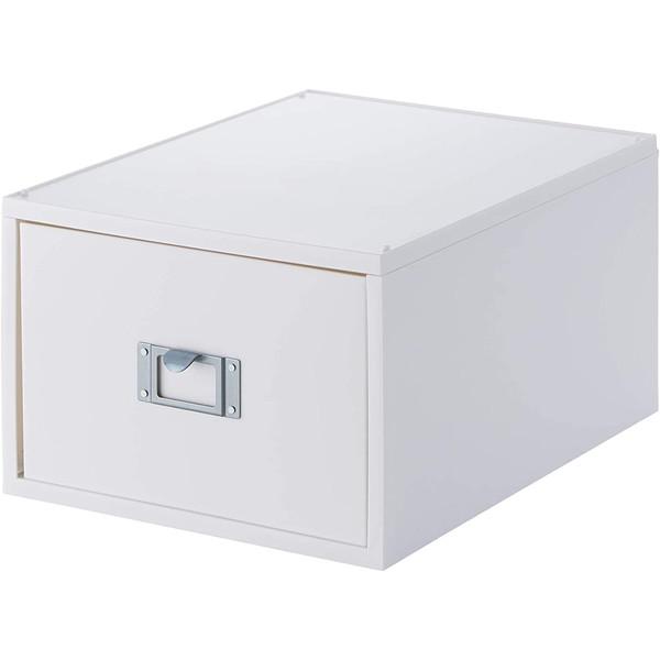 DVDファイルユニット Like-it オールホワイト 吉川国工業所