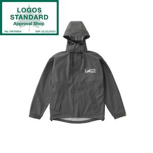 ロゴス 超耐水レインジャケット エルマー グレー L No.28738212 ロゴス 正規販売店