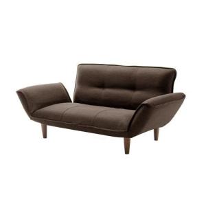 CELLUTANE KAN ソファ タスクブラウン 日本製 14段 リクライニング 座面ポケットコイル 二人掛け A01p-582BR メーカー直送