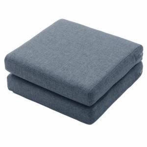 CELLUTANE 3WAYフロアクッション クッション 一人掛け インディゴブルー 折り畳み 座布団 長座布団 日本製 A1110a-612DBL メーカー直送