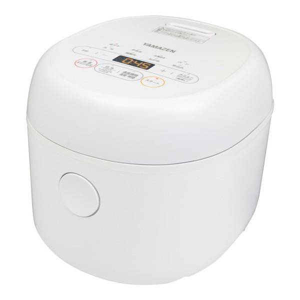 炊飯器 3合炊き 一人暮らし用 山善 マイコン式 YJR-DM051-W マイコン炊飯器 YAMAZ...