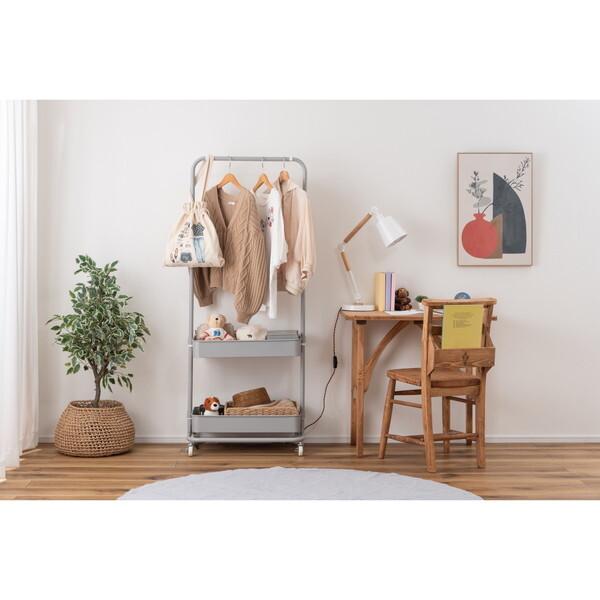 東谷 LFS-52GY グレー ハンガーワゴン メーカー直送