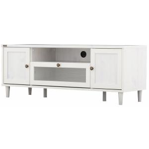 ローボード ホワイト テレビ台 佐藤産業 ポーリー