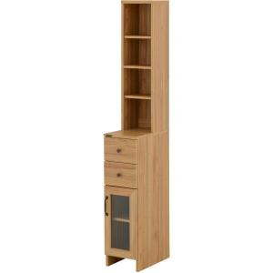 ナチュラル 幅25cm DOLLY 隙間収納 佐藤産業