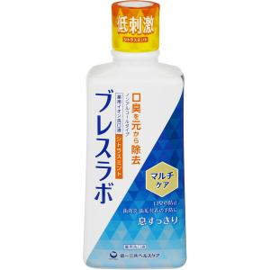 第一三共ヘルスケア ブレスラボ マウスウォッシュ マルチケア シトラスミント 450mL｜aprice