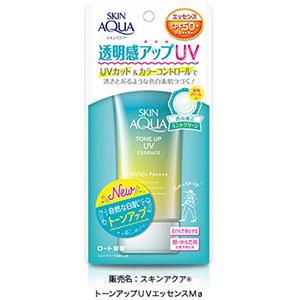 ロート製薬 スキンアクア トーンアップUVエッセンス ミントグリーン 80g