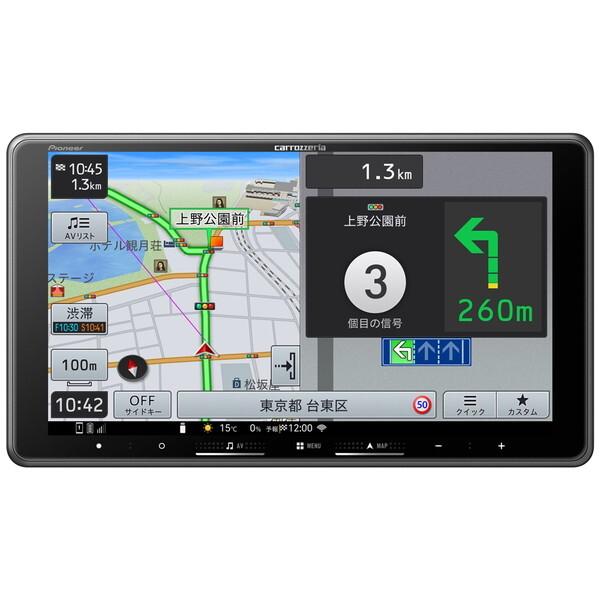 PIONEER AVIC-RF722 楽ナビ 9V型HD/TV/Bluetooth/SD/チューナー...