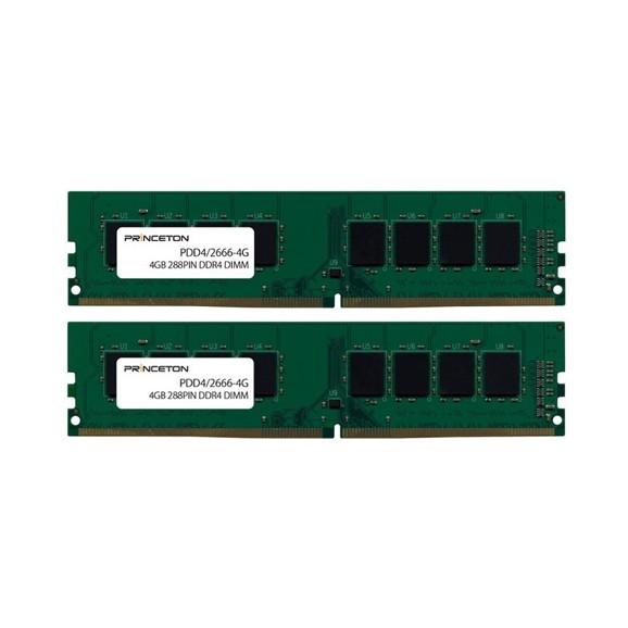 princeton PDD4/2666-4GX2 288pin DDR4 DIMM デスクトップ用メ...