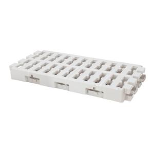 ベストコ MA-4226 アイボリー 連結できる マルチパレット 2枚 (プラスチック すのこ)