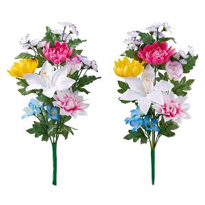アイメディア 1010349 お墓・仏壇用 お供え花 2束組 45cmタイプ
