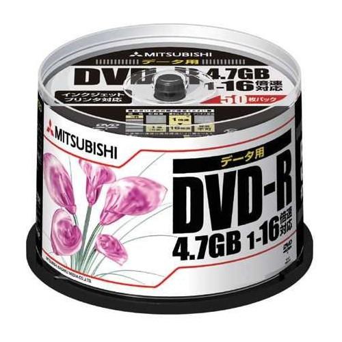 三菱化学メディア DHR47JPP50 データ用DVD-R(4.7GB・16倍速・50枚組)