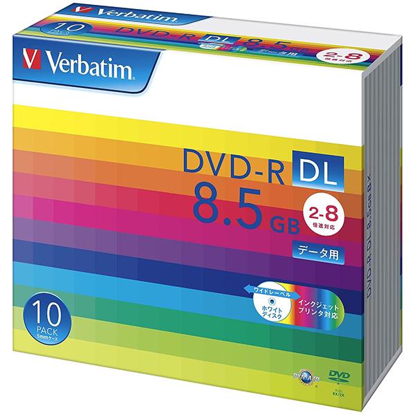 Verbatim DHR85HP10V1 バーベイタムデータ用メディア DVD-R DL 8.5GB...
