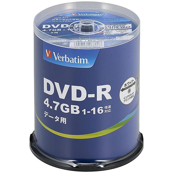 Verbatim DHR47JP100V4 DHR47JP100V4 DVD-R(Data) 1回記...