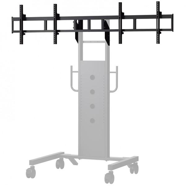 ハヤミ工産 PHP-B8206Y ブラック 左右2連 マルチ金具 (ディスプレイ横向き用 〜55V型...