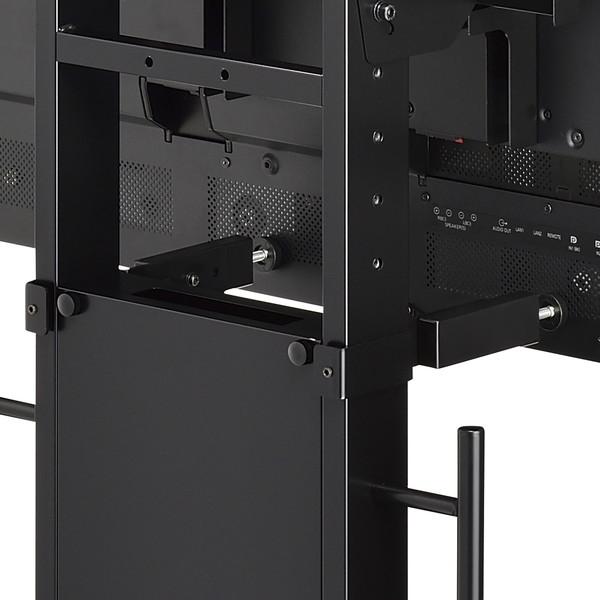 ハヤミ工産 PHP-B8207 ブラック ディスプレイ背面受け金具 メーカー直送