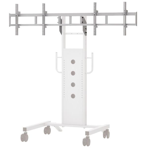 ハヤミ工産 PHP-S8206Y シルバー 左右2連 マルチ金具 (ディスプレイ横向き用 〜55V型...