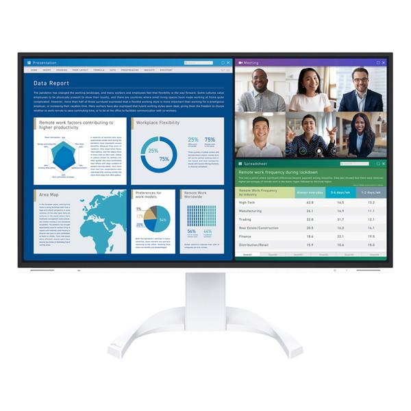 EIZO EV2740X-WT 液晶ディスプレイ 27型/3840×2160/USB Type-C、...