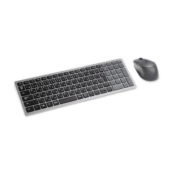 DELL CK580-AIQK-0A タイタングレー マルチデバイス ワイヤレス キーボードとマウス...
