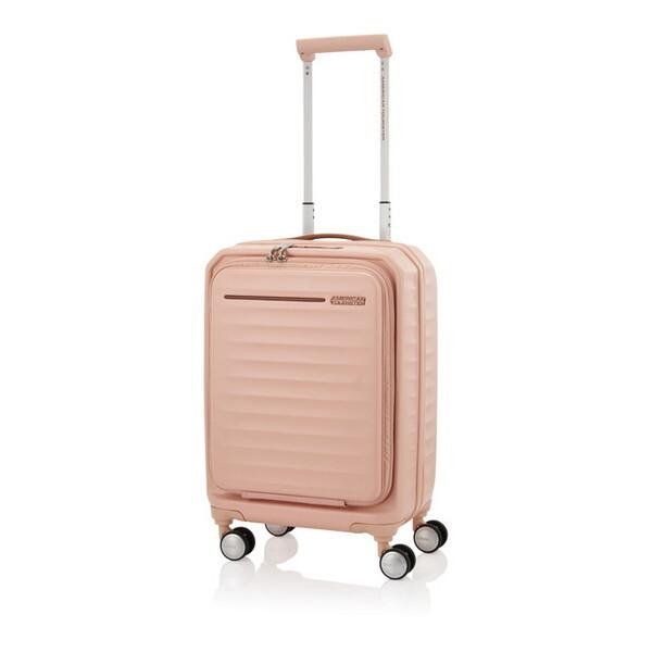 アメリカンツーリスター スーツケース 機内持ち込み Sサイズ アプリコット フロンテック 容量拡張 ...