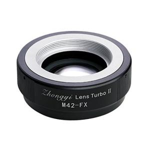 中一光学 Lens Turbo II M42-FX フォーカルレデューサー マウントアダプター(M42マウントレンズ → 富士フイルムXマウント)｜aprice