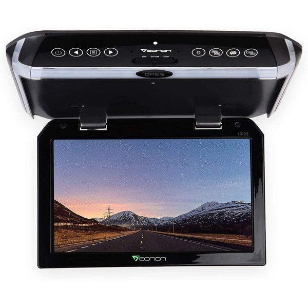 Eonon L0122 メタルグレー フリップダウンモニター 10.1インチ IRヘッドホン対応 超...