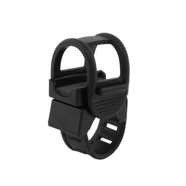 FORCE 80131 ライトブラケットラバータイプ ブラック 自転車用