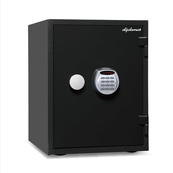 diplomat A530R3WRBLACK ブラック クリスタルシリーズ 耐火・耐水デザイン金庫(...