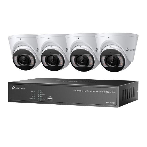 TP-LINK VIGI NK4P-T4425-2T VIGI 4MP フルカラー タレット型ネット...