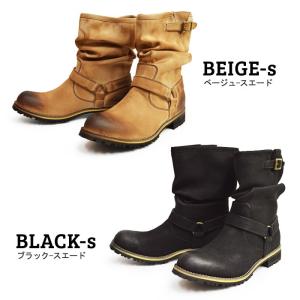 エンジニアブーツ ワークブーツ 靴 メンズ ブ...の詳細画像1