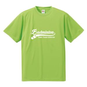 バドミントン Tシャツ 半袖 ドライシルキー ウェア 練習着 PTA チーム クラブ B601 5088｜apricot-uns