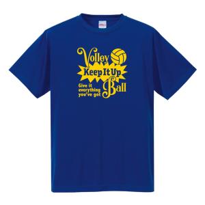 【名入れ】バレーボール Tシャツ ドライシルキー ウェア 練習着 チーム クラブ 全12色  V801 5088｜uni-cot