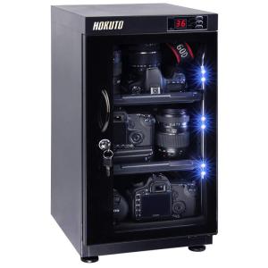 HOKUTO 防湿庫・ドライボックス HP-48EX HPシリーズ全自動除湿 省エネ LEDライト内蔵 (48L全自動)