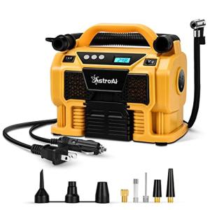 AstroAI エアコンプレッサー 電動空気入れ 電動エアーポンプ