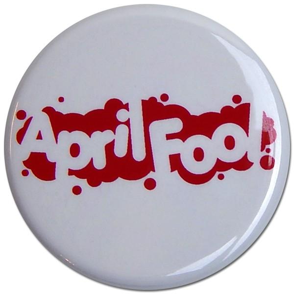 AprilFoolロゴ 缶バッジ/32mm【小物 雑貨 グッズ 缶バッジ】