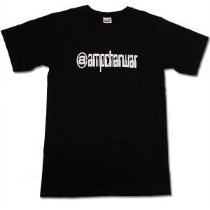 ampcharwar（アンプチャーワー）：Tシャツ/ブラック×ホワイト/メンズ【ファッション バンド Tシャツ】｜aprilfoolstore