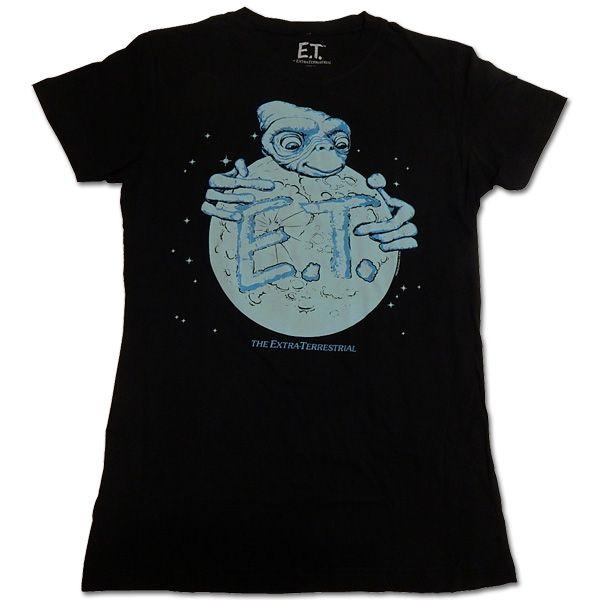 E.T.（イーティー）：ON EARTH/ブラックー/レディースL【ファッション Tシャツ】