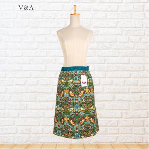エプロン プレゼント おしゃれ ブランド ウィリアム・モリス V＆A 袖