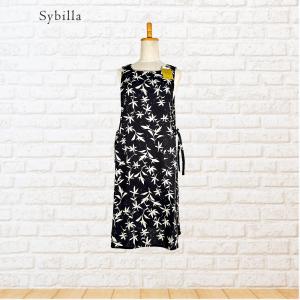 Sybilla エプロン おしゃれ ブランド シビラ クロスかぶり型