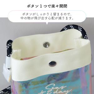 オーロラクリアポシェット ビニールバッグ プー...の詳細画像4