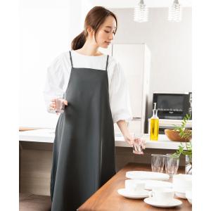 バッククロスワンピースエプロンA 日本製 おし...の詳細画像3