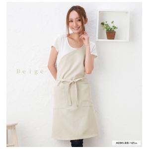 ワンショルダーエプロン(撥水・撥油加工)【メー...の詳細画像4