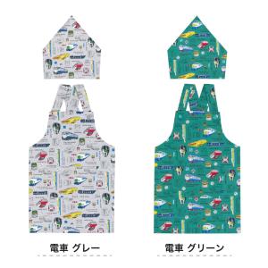 【子供】キッズエプロン 小学生 三角巾セット ...の詳細画像2