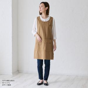 M〜3Lサイズ お尻が隠れる ワンピース エプ...の詳細画像4