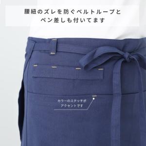 ミドル丈 腰巻き エプロン ギャルソンエプロン...の詳細画像5