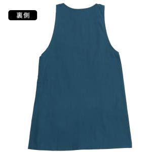 M〜3Lサイズ ワンポイント花柄エプロン ワン...の詳細画像3