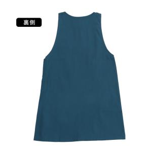 M〜3Lサイズ ワンポイント花柄エプロン ワン...の詳細画像3