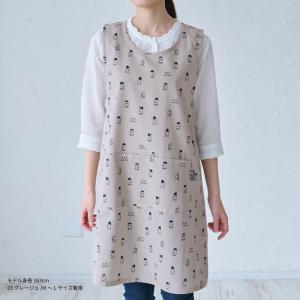 M〜3Lサイズ お尻が隠れるおじさん柄エプロン...の詳細画像3