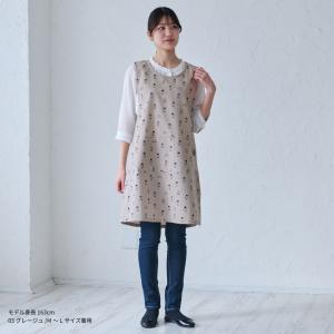 M〜3Lサイズ お尻が隠れるおじさん柄エプロン...の詳細画像5