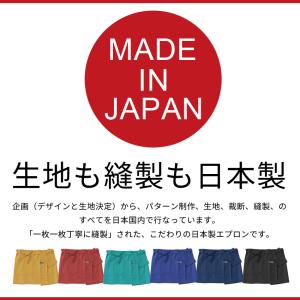 日本製 撥水加工腰巻きエプロン 東レ サニーメ...の詳細画像1